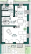 Grundriss EG - energieeffiziente Neubau-Doppelhaushälfte mit bezauberndem Garten und Garage in Ohlstadt bei Murnau