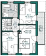 Grundriss DG - energieeffiziente Neubau-Doppelhaushälfte mit bezauberndem Garten und Garage in Ohlstadt bei Murnau